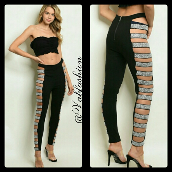 Pants - LAST 2! MED & LG!🌹STUD & RHINESTONE BANDAGE PANTS!🌹